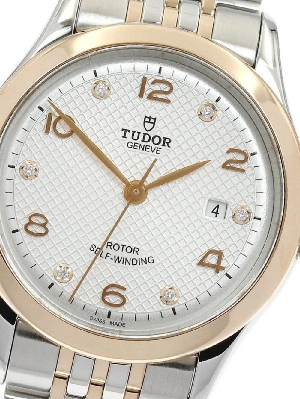 TUDOR 1926 91351 RG bezel date 6P diamond Automatic Men's Watch